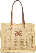 Sam Edelman Lizzie Raffia Tote Bag