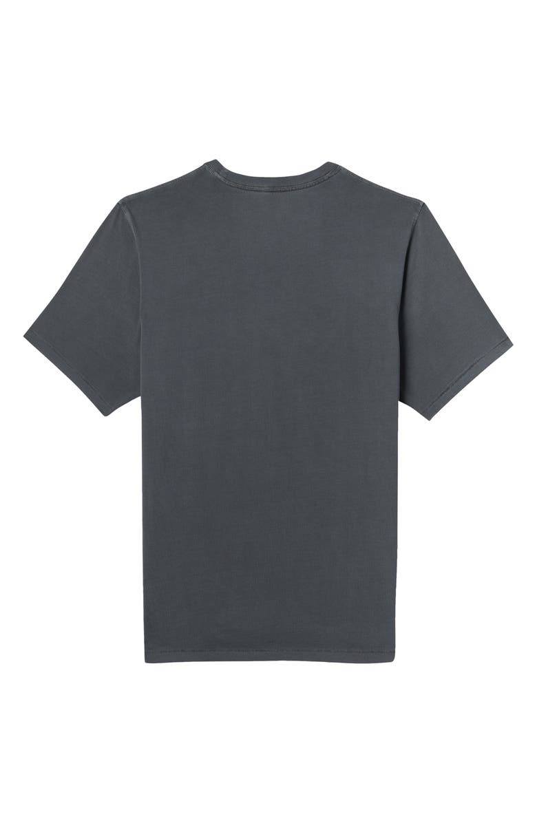 Billy Reid Washed Organic Cotton Pocket T-Shirt, Alternate, color, Black