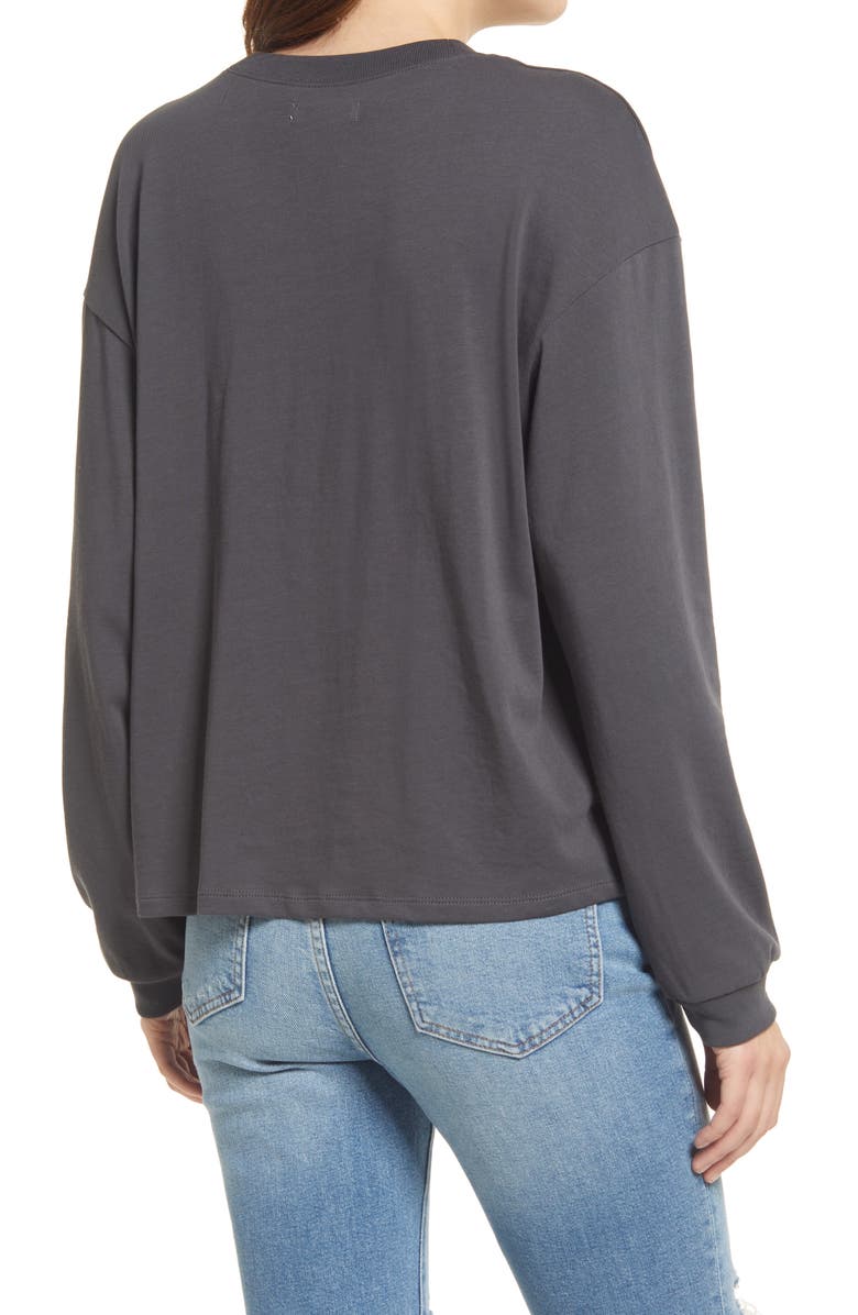 Madewell Essential Long Sleeve Supima<sup>®</sup> Cotton T-Shirt, Alternate, color,
