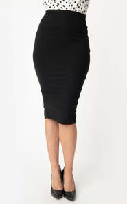 Unique Vintage 1950s High Waist Tracy Wiggle Skirt