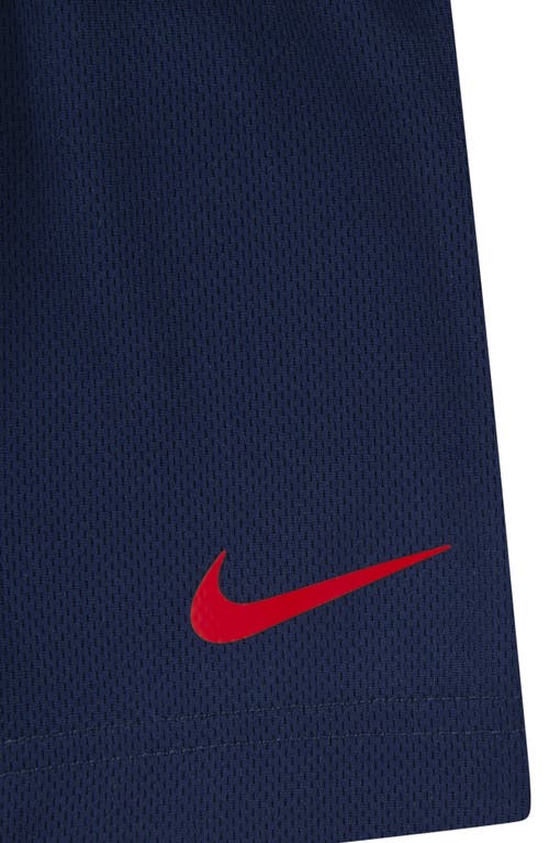 Nike Just Do It T-shirt & Shorts Set In Midnight Navy