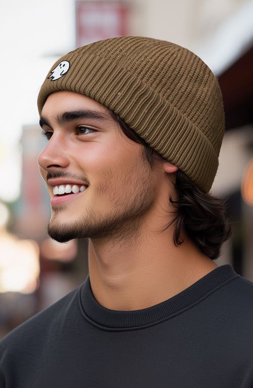 Dalix Ghost Fishermans Beanie Knit Watch Cap In Tan