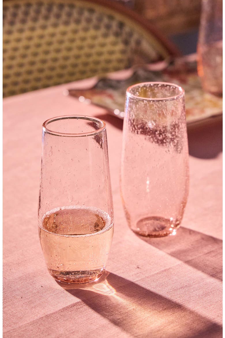 Provence Stemless Champagne Flute, Alternate, color, BLUSH