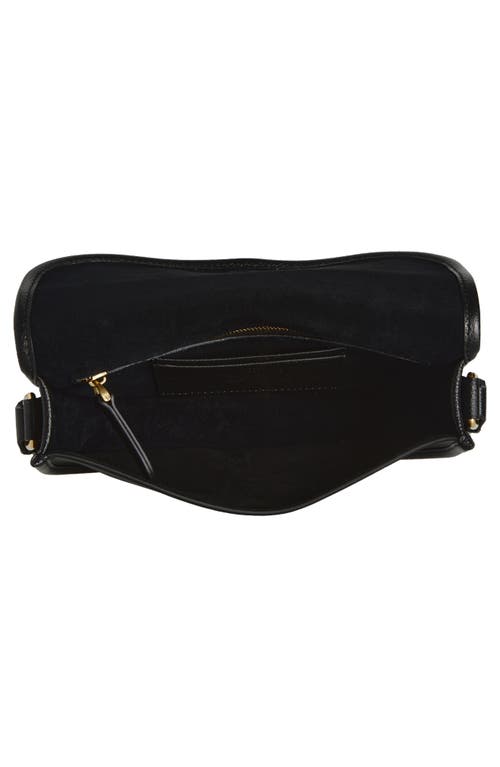 Valentino Garavani Antibes Leather Crossbody Bag Adjustable Strap In Black