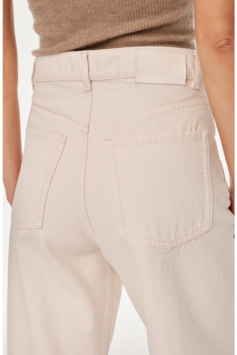 Taylor Relaxed High Rise Barrel Jeans, Alternate, color, FLAX VINTAGE