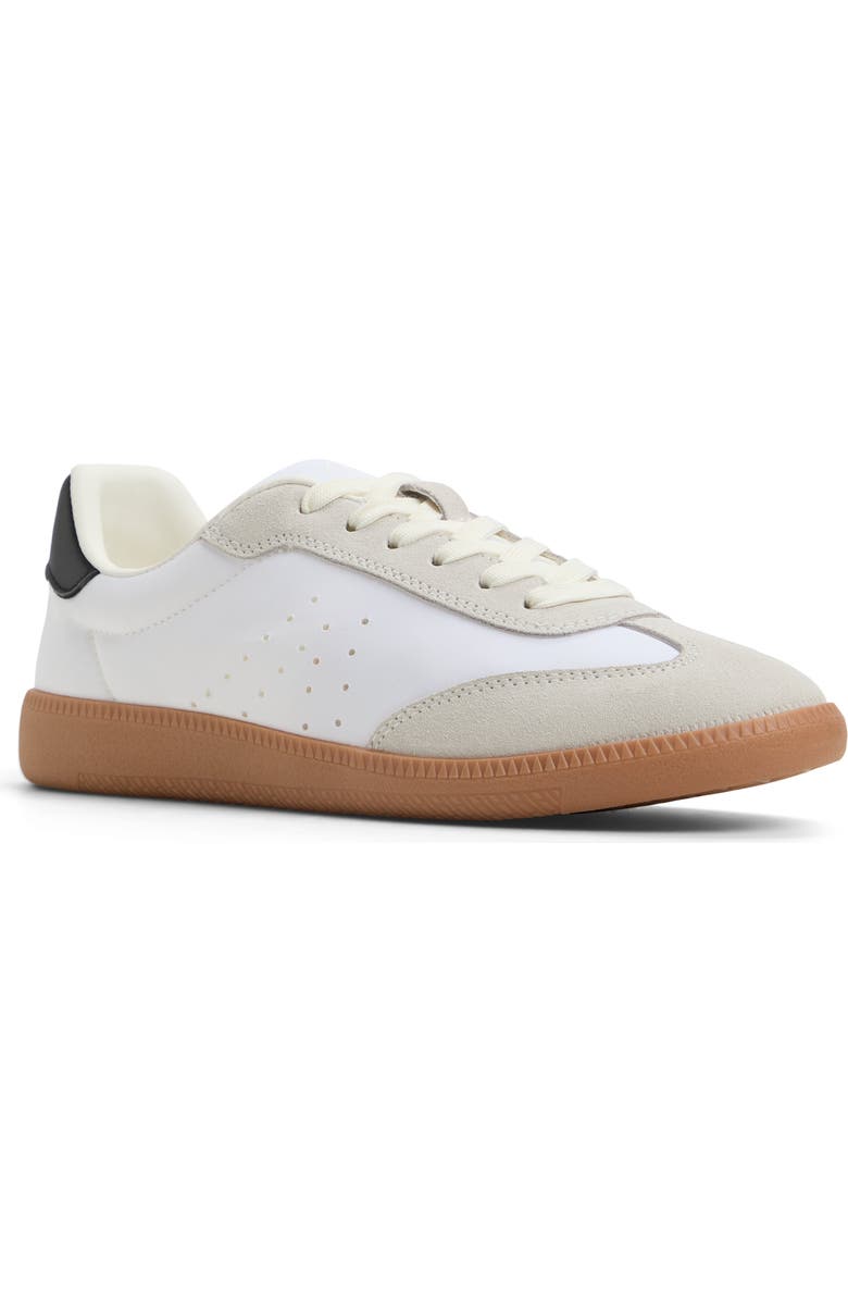 ALDO Clubstyle Sneaker, Main, color, White/ Black