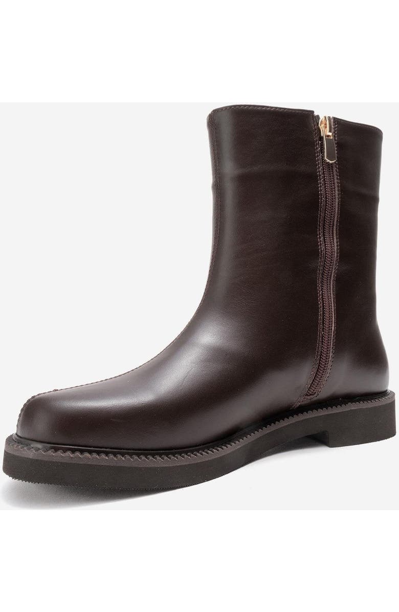 Forever & Always Shoes Lucano Leather Ankle Boot, Alternate, color, Brown