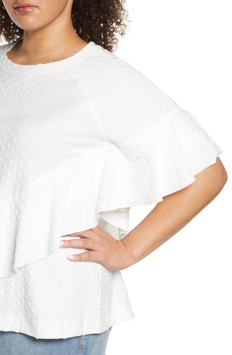 Single Thread Textured Dot Top, Alternate, color, 