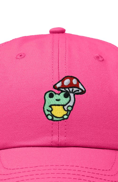 DALIX DALIX MUSHROOM FROG EMBROIDERED HAT 