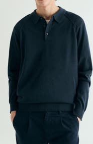 Scalpers Raglan Polo Neck Sweater