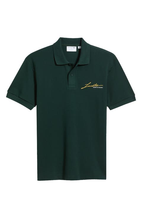 Made in France Classic Fit Cotton Piqué Polo