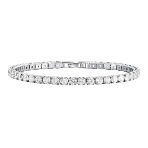 Round Cut Tennis Bracelet
