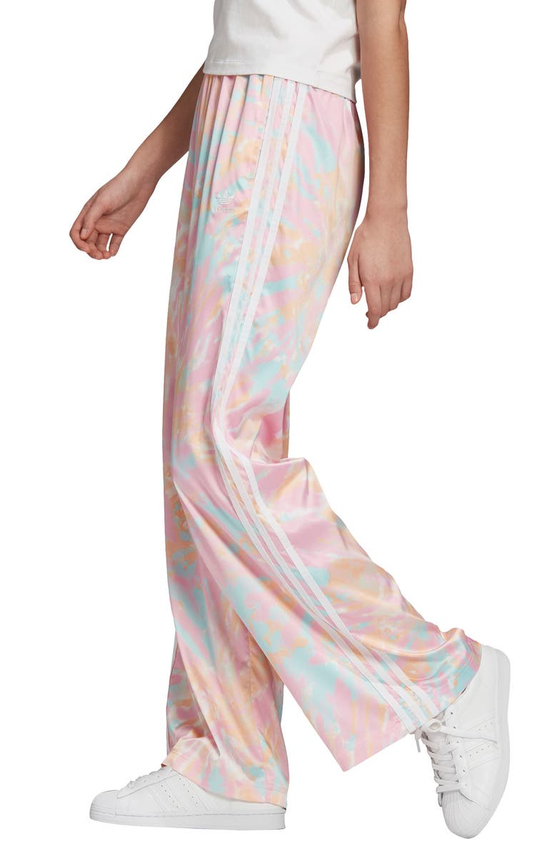 adidas Originals Tie Dye Satin Pants, Alternate, color, 