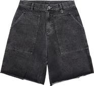 PAPER PLANES Utility Denim Shorts