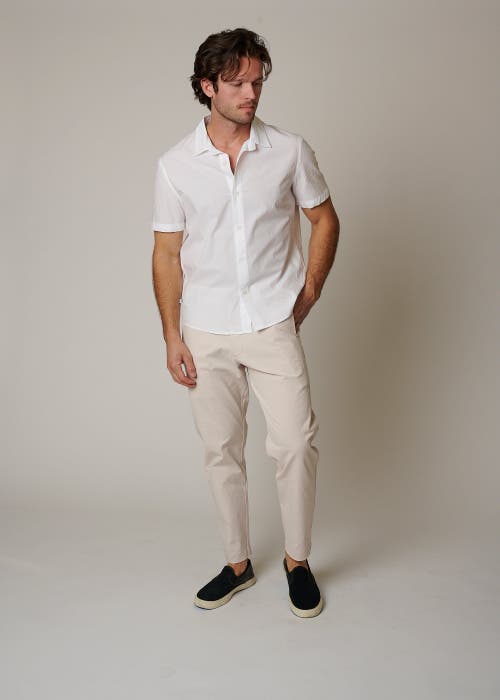 Leisure Lab Stretch Cotton Chino Pant In Shell