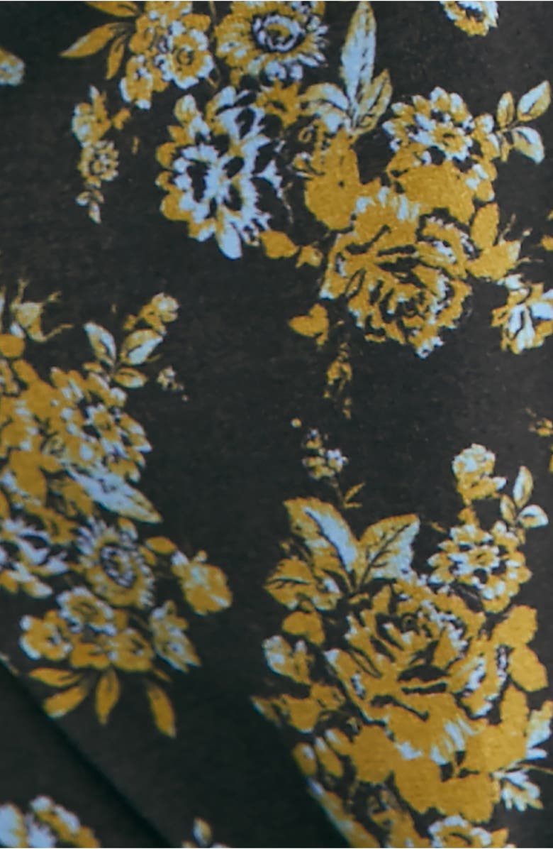 Free People Print Long Sleeve Bodysuit, Alternate, color, 