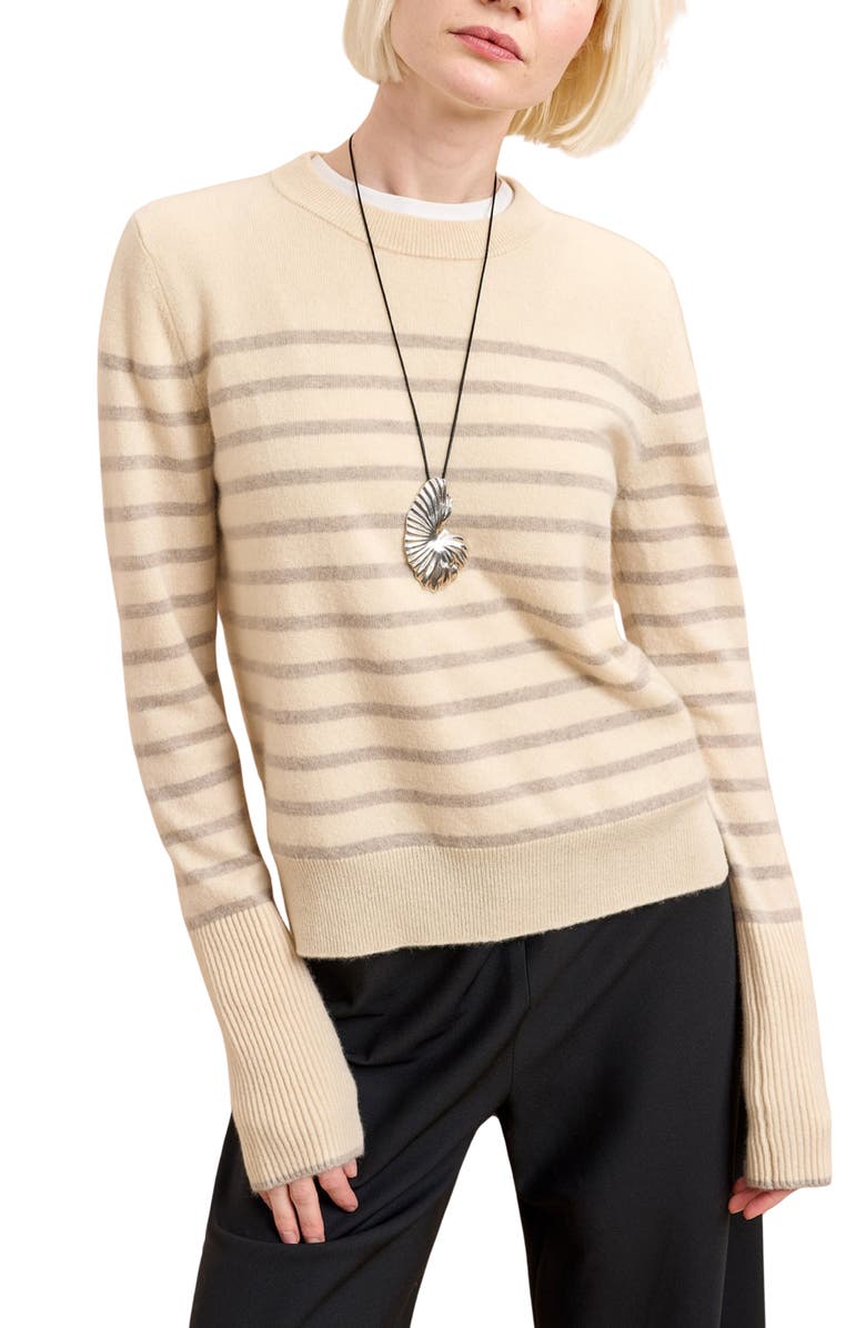 La Ligne Lean Lines Sweater, Main, color, Oat/Beige