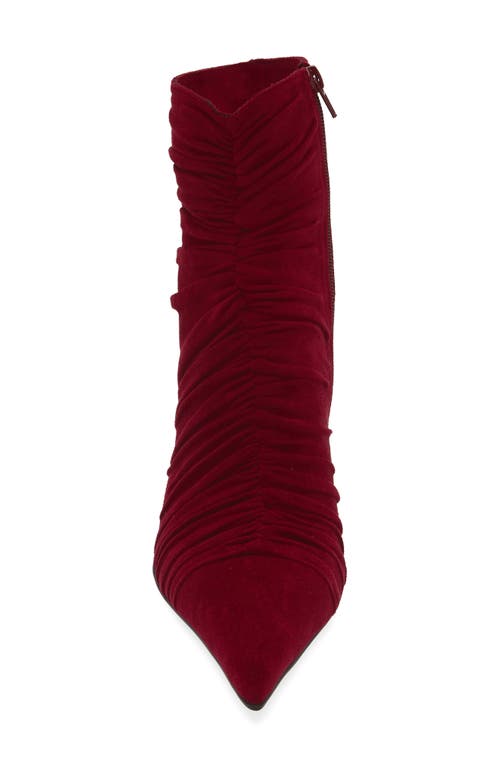 Jeffrey Campbell Let's Go Pointed Toe Bootie In Red