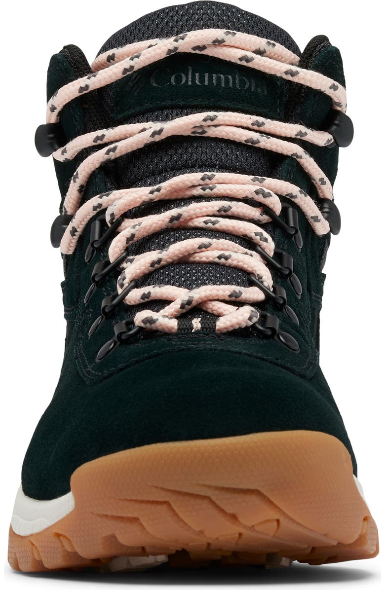 Columbia Newton Ridge<sup>™</sup> Amped Waterproof Hiking Boot, Alternate, color, Black/ Blush Rose