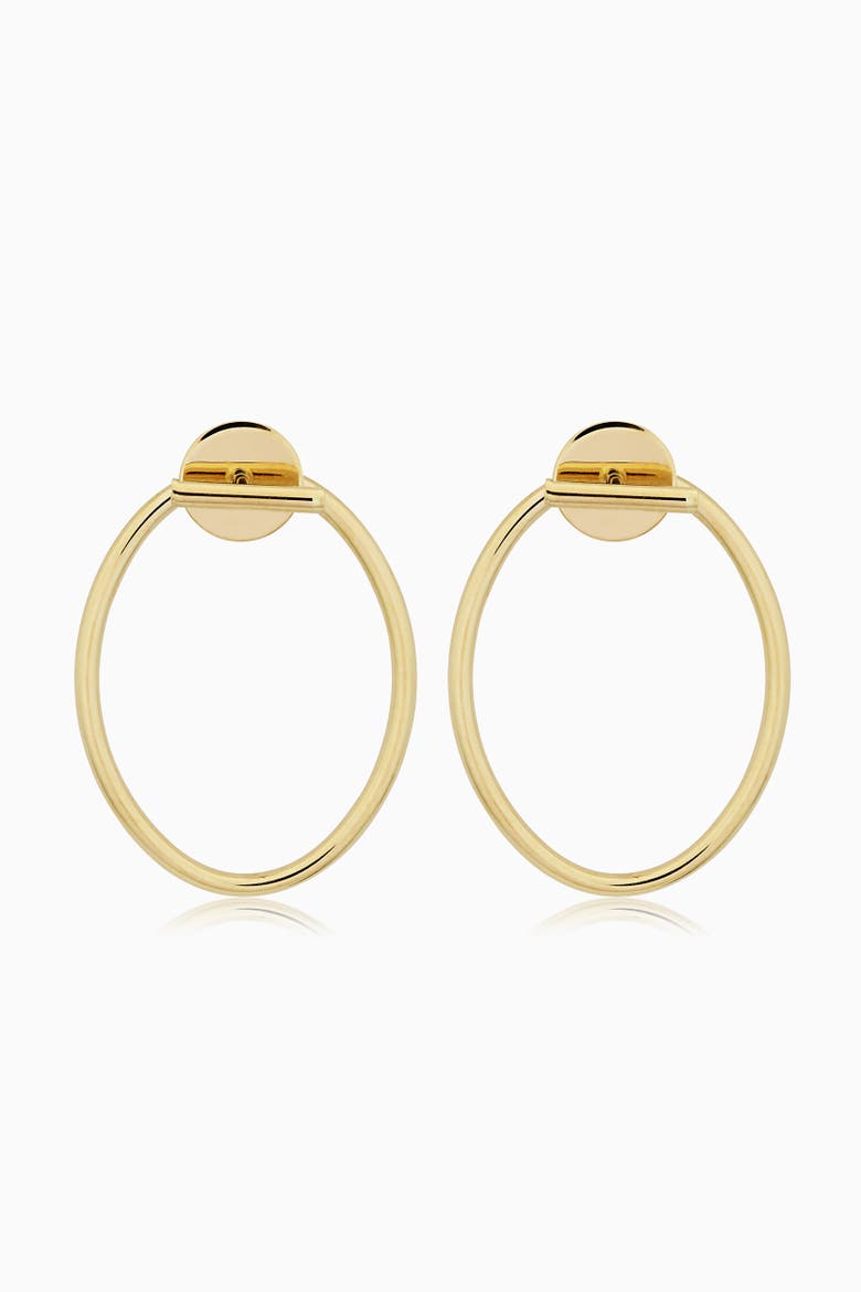 14K Yellow Gold Roundabout Ear Jackets, Main, color, Yellow Gold