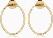 Oradina 14K Yellow Gold Roundabout Ear Jackets
