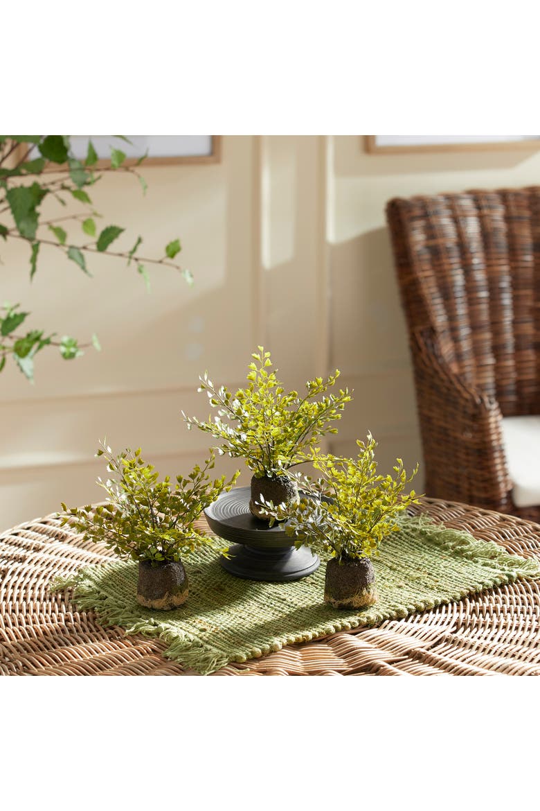 Maidenhair Drop-Ins Set of 3, Alternate, color, Green