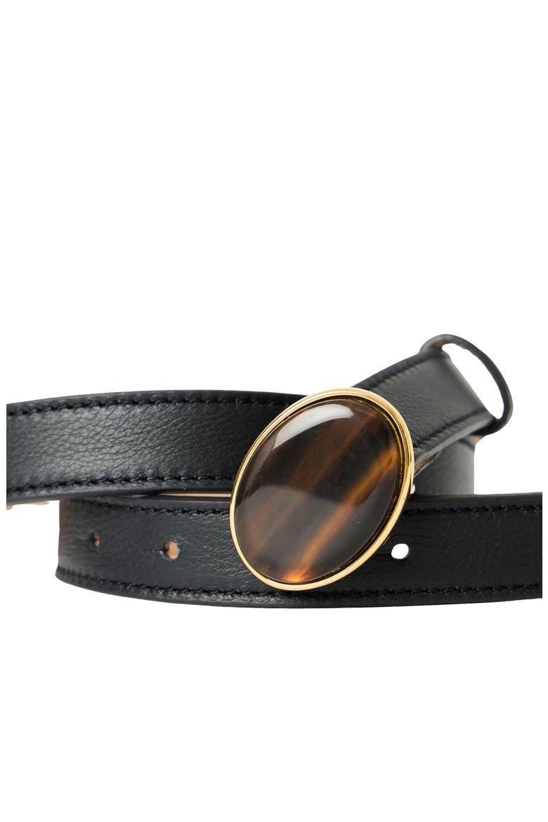 Kimani Belt, Alternate, color, BLACK/ TIGER EYE