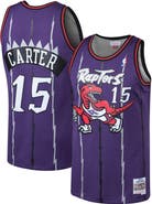 Mitchell & Ness Men's Mitchell & Ness Vince Carter Purple Toronto Raptors 1998/99 Hardwood Classics Swingman Jersey