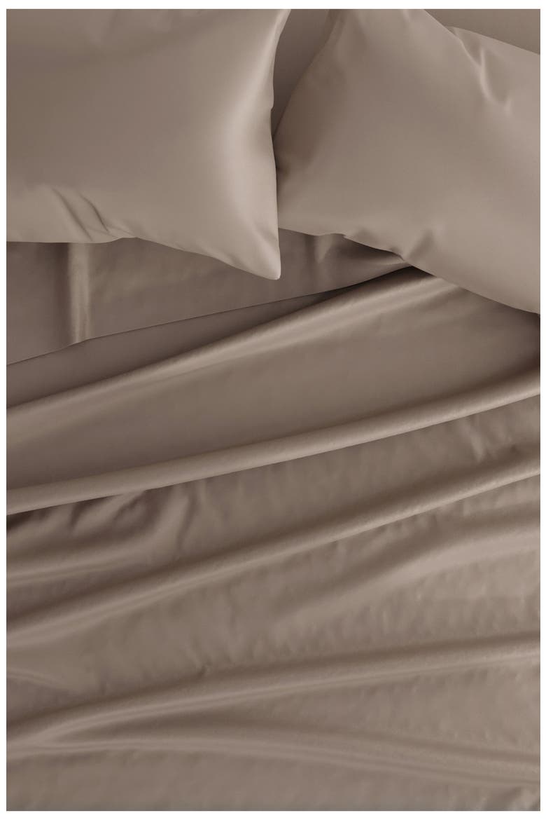 Cooling Silky Soft Viscose 4-Piece Sheet Set, Alternate, color, TAUPE
