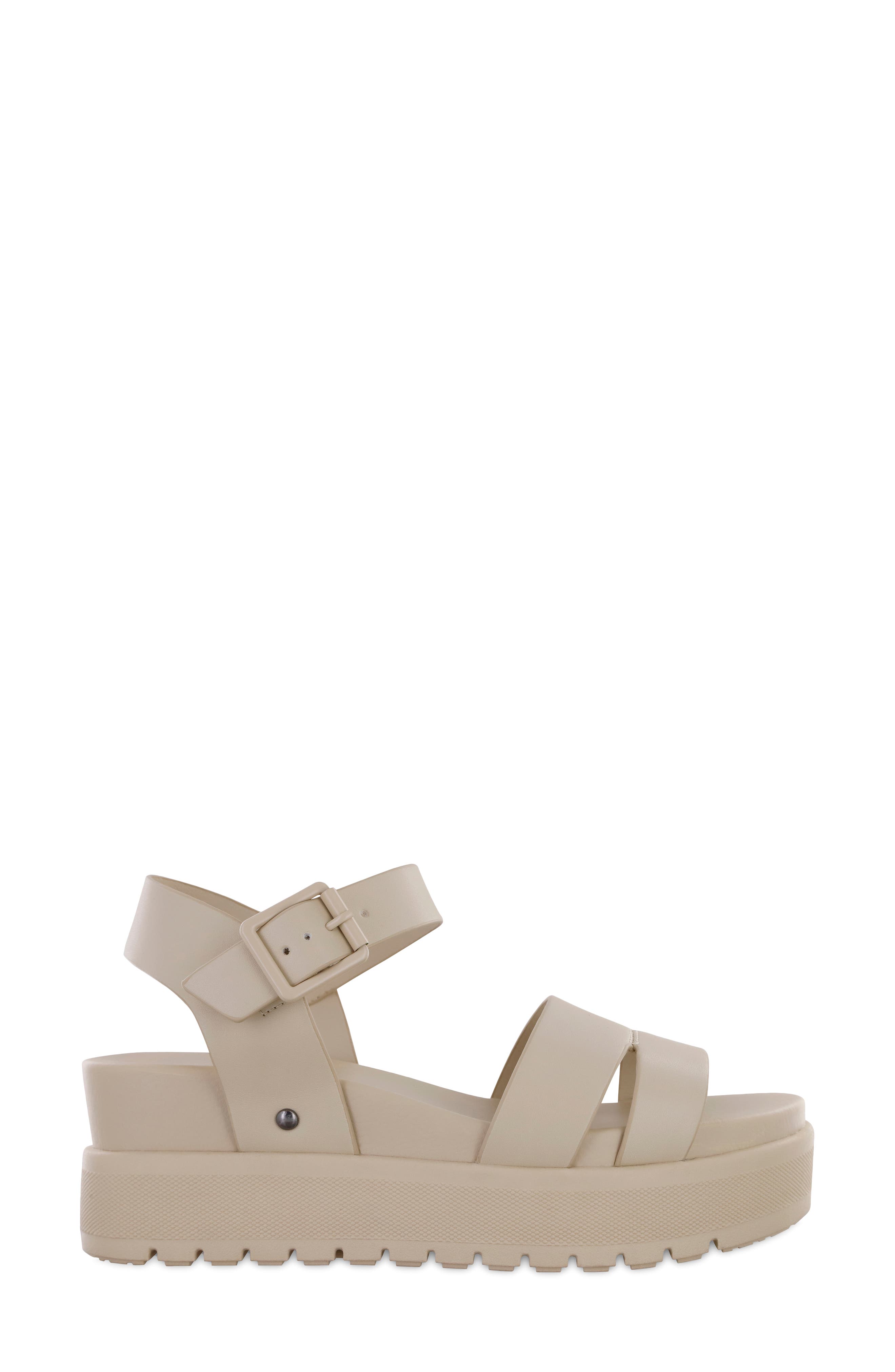MIA Maya Platform Sandal, Alternate, color, Linen