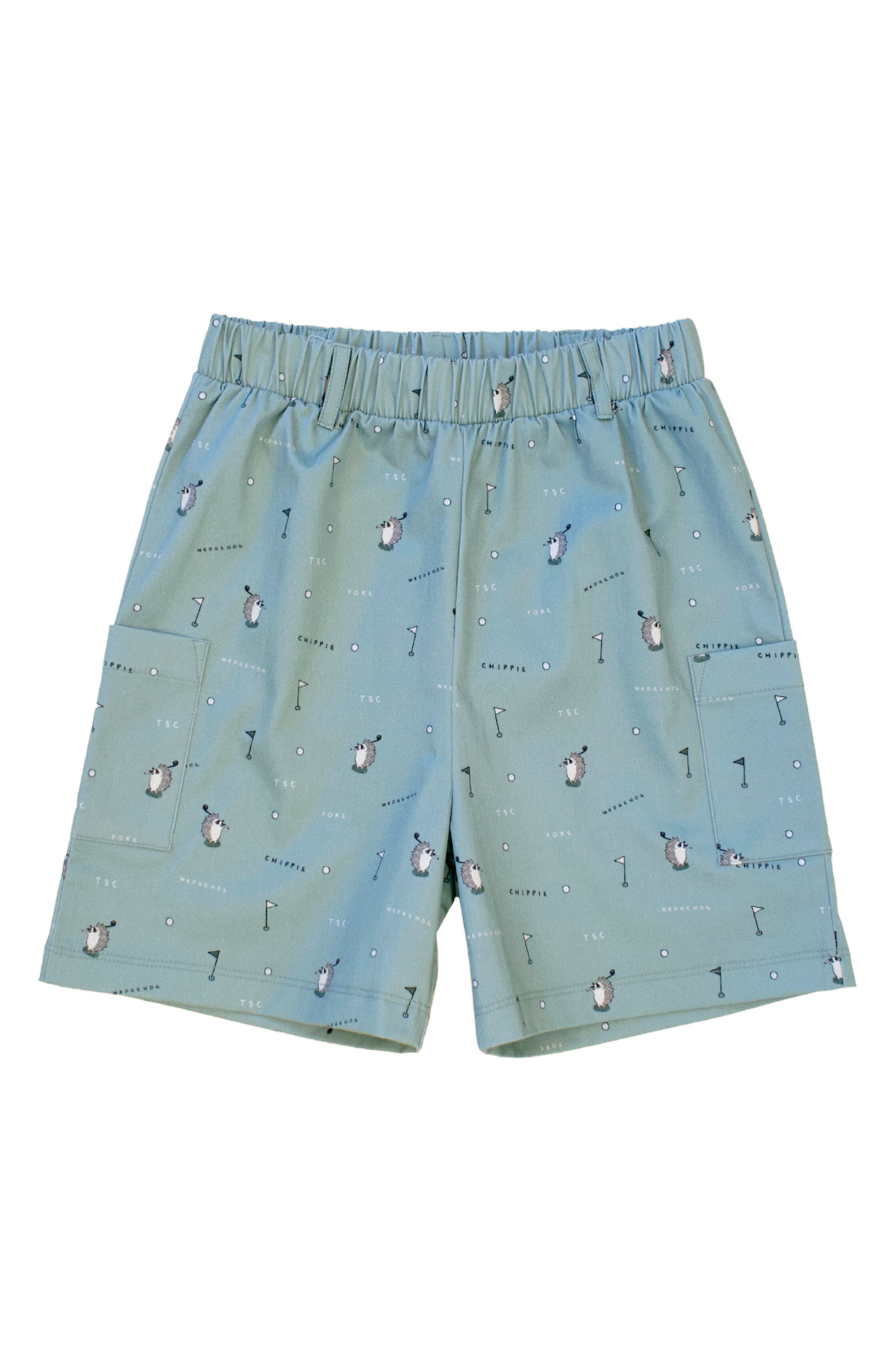 The Sunday Collective Kids' Wedgehog Play Shorts in Blue 