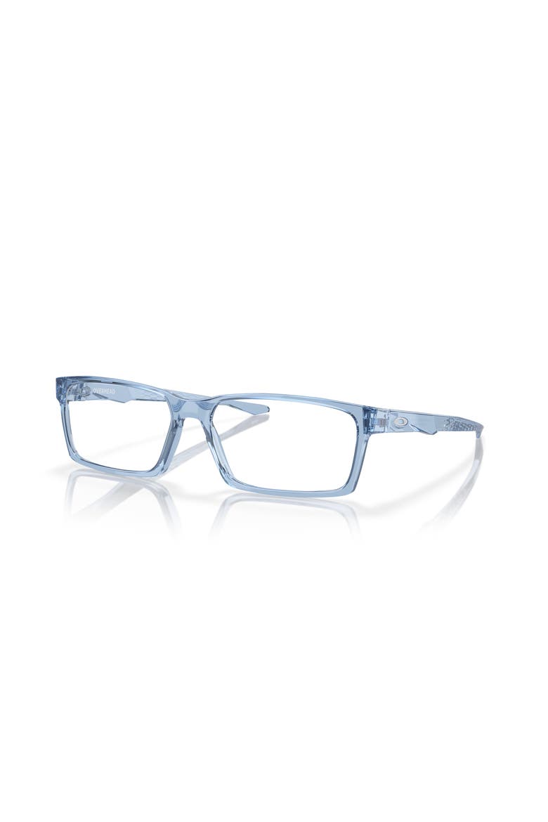 57mm Rectangle optical glasses, Main, color, Blue