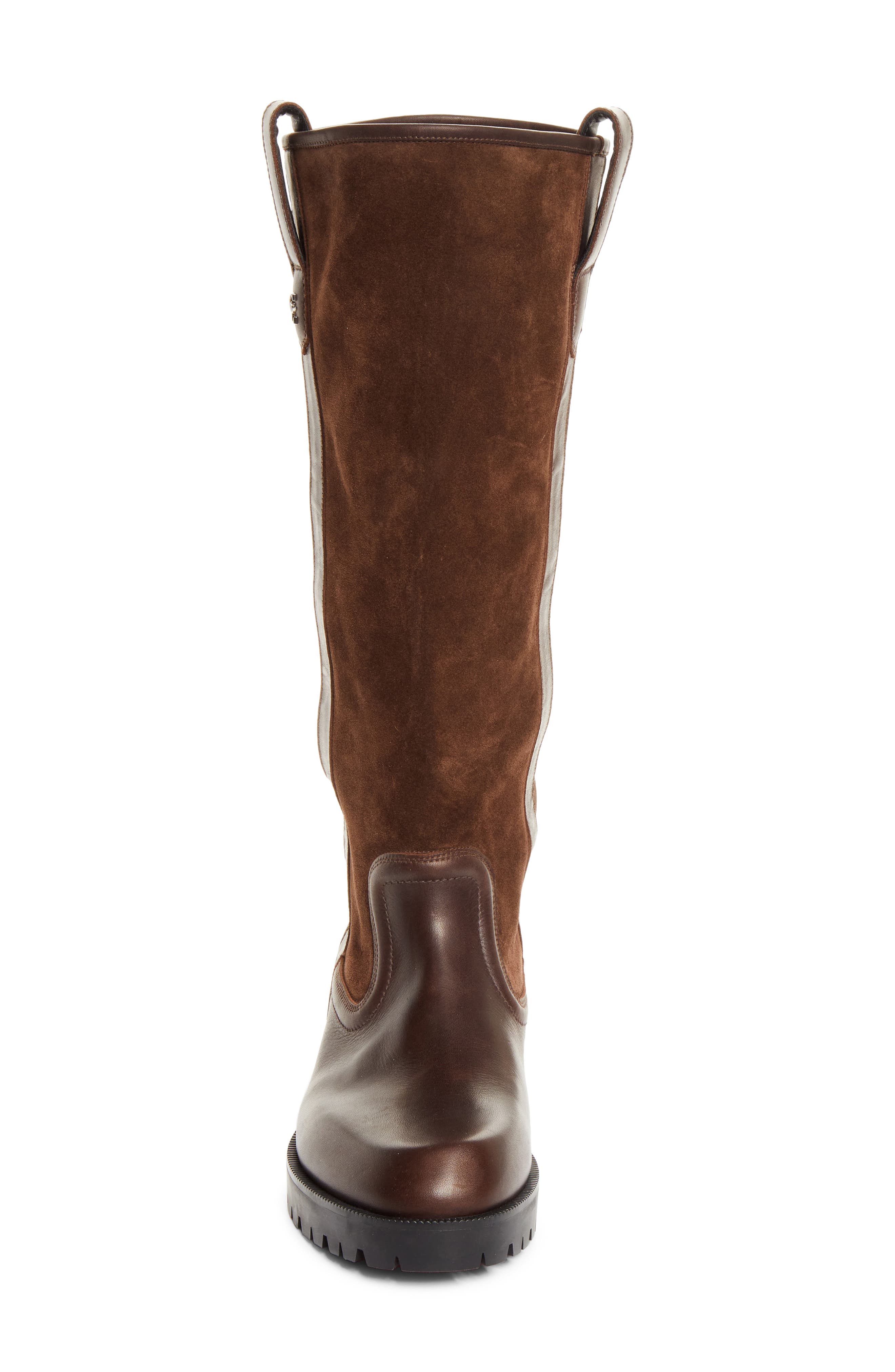 Slouch Leather Tall Boot, Alternate, color, 728G - CAFE/ COSME