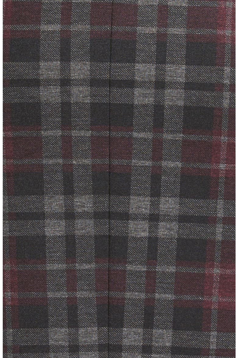 'Aubrey' Colorblock Plaid Sheath Dress, Alternate, color, MULTI