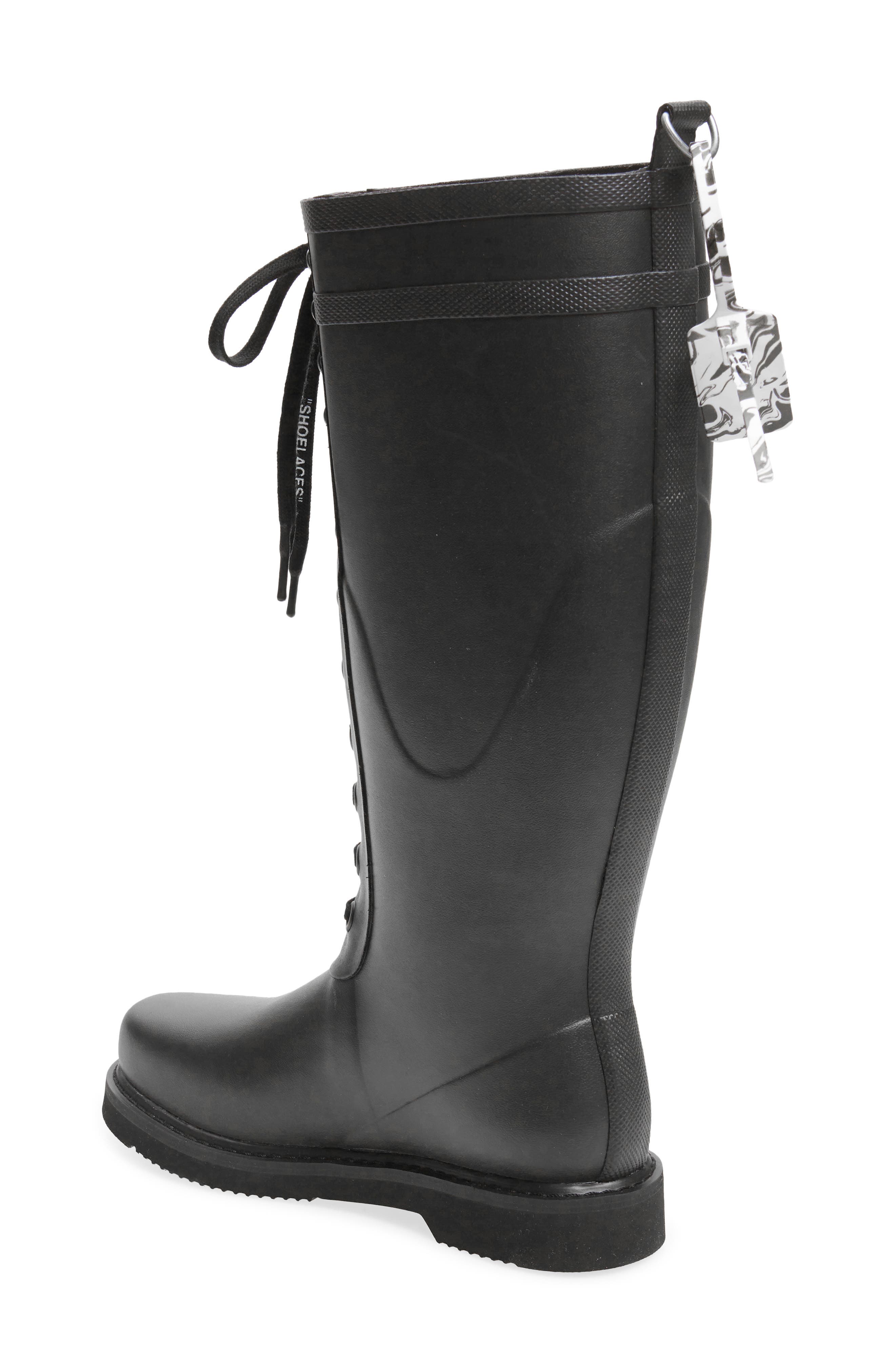 Off-White Quote Rain Boot, Alternate, color, 