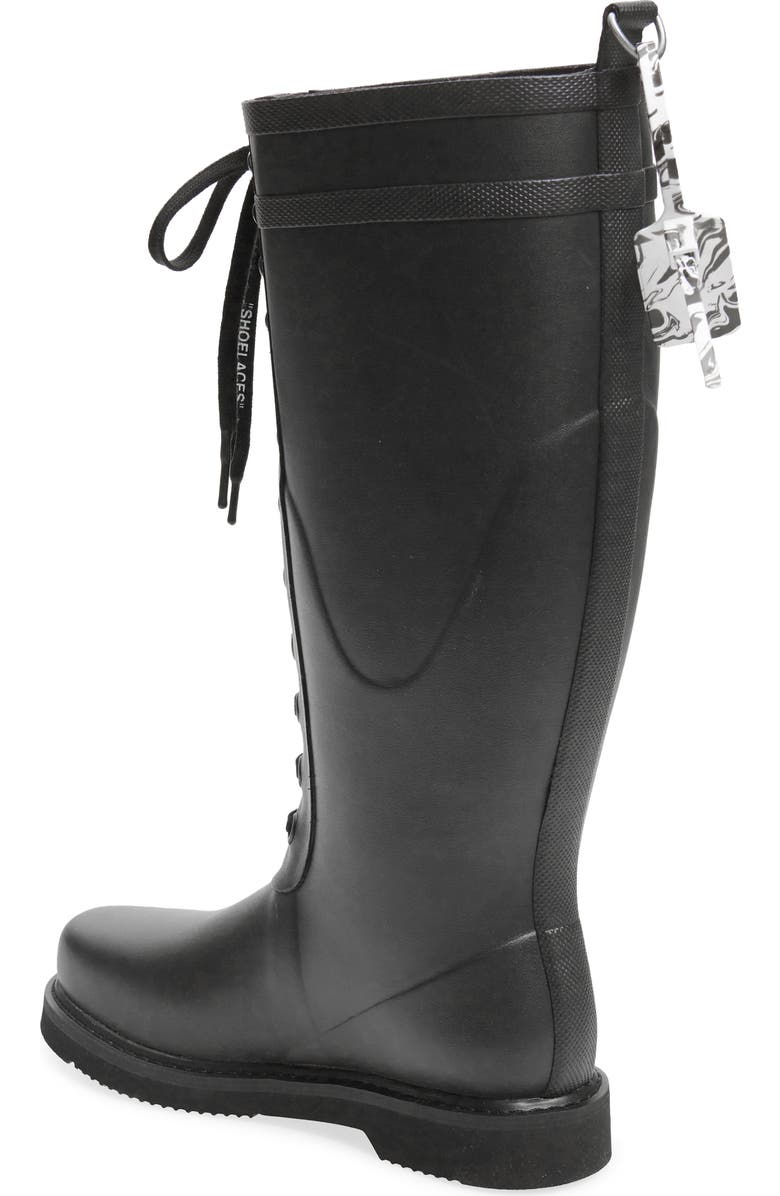 Off-White Quote Rain Boot, Alternate, color,