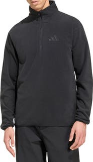 adidas Essentials Quarter Zip Polar Fleece Pullover