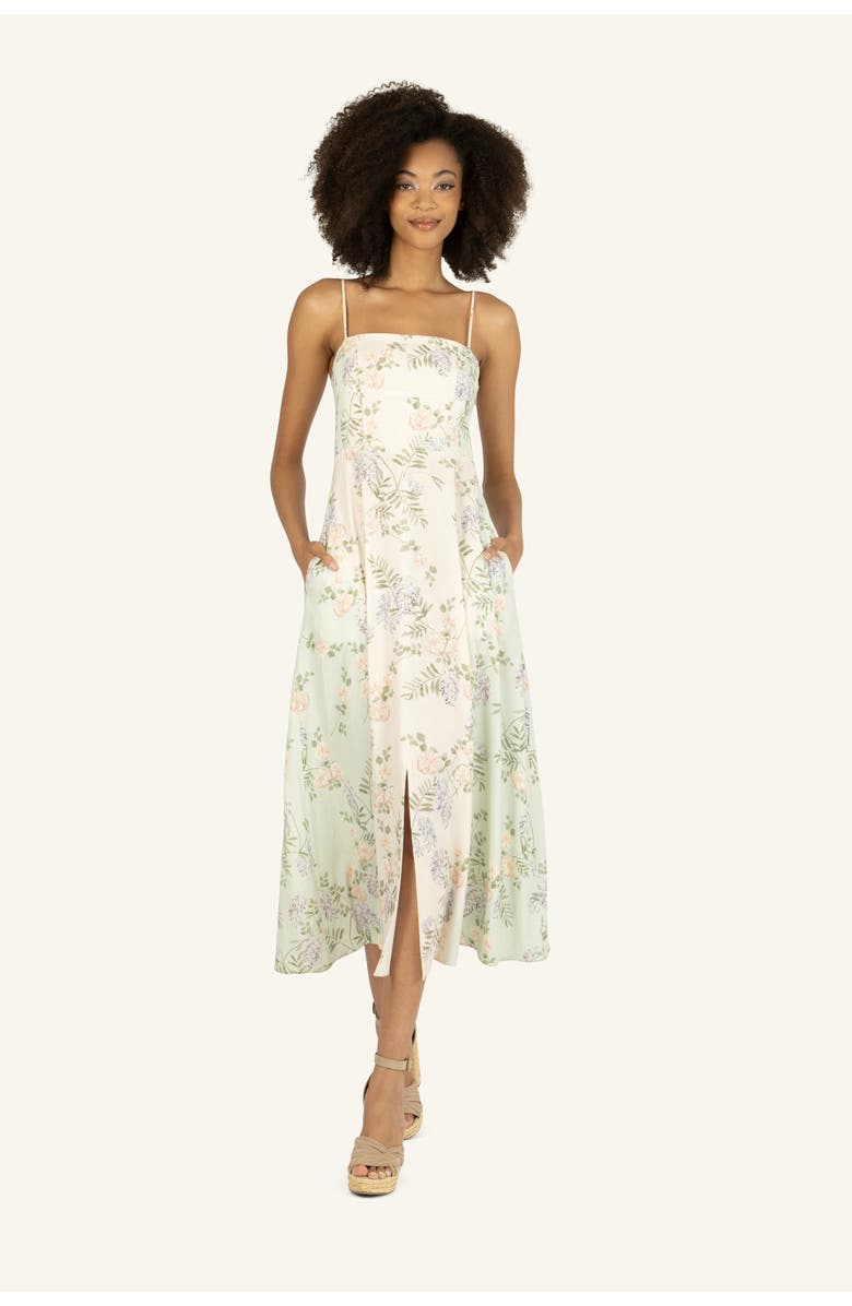Super Natural by Secret Mission Sue Dress, Alternate, color, Pastel Floral Road Print
