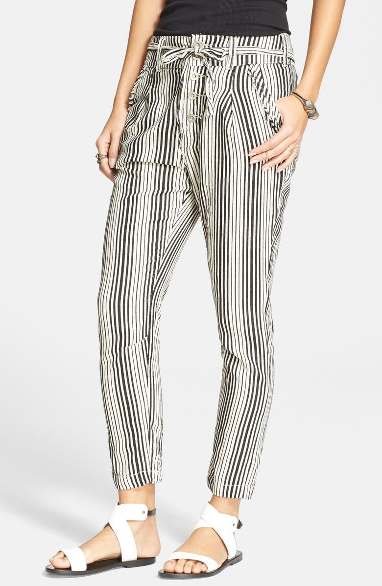 Free People Stripe Beach Trousers, Main, color,