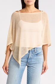 Madden Girl Asymmetrical Hem Sweater Poncho