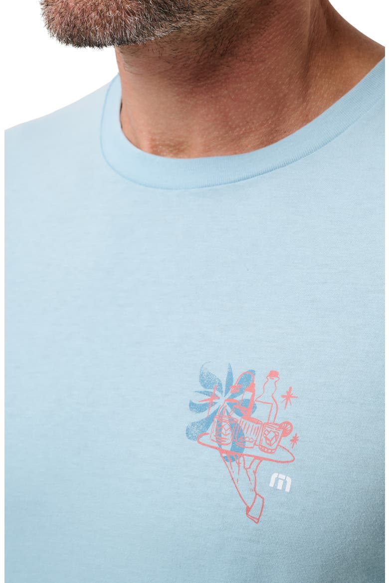 Social Call Graphic T-Shirt, Alternate, color, FORGET ME NOT