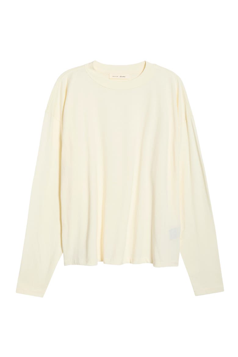 Signature Essential Long Sleeve T-Shirt, Main, color, IVORY