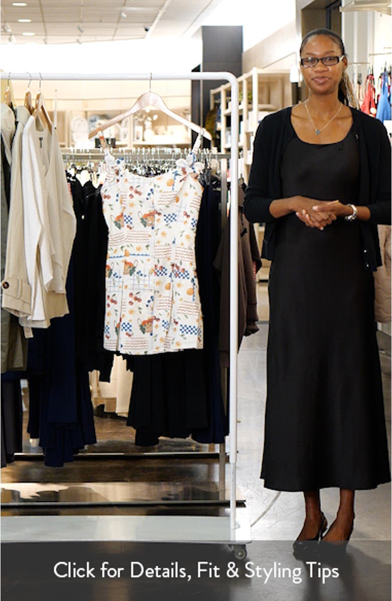 Fruit Print Minidress, sales video thumbnail