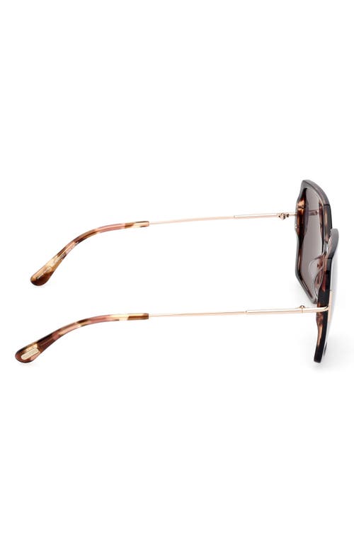 Tom Ford Joanna 59mm Gradient Butterfly Sunglasses In Multi
