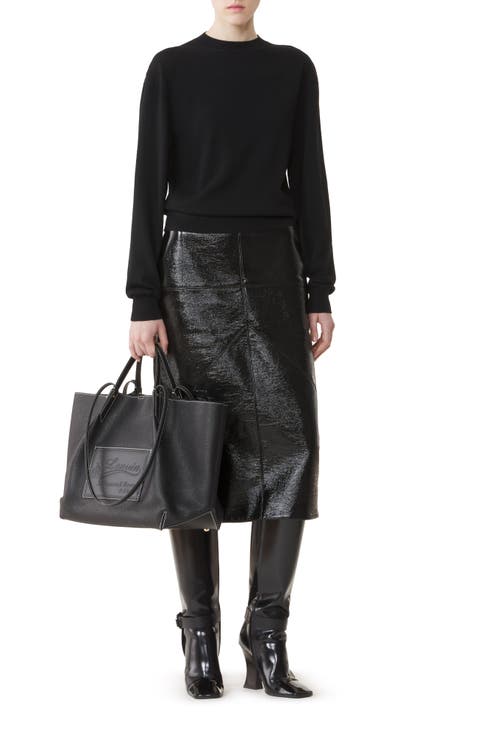 Merino Sweater With Grosgrain Detail