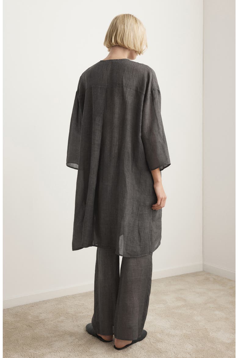 Ramie Pajama Pants, Alternate, color, CHARCOAL