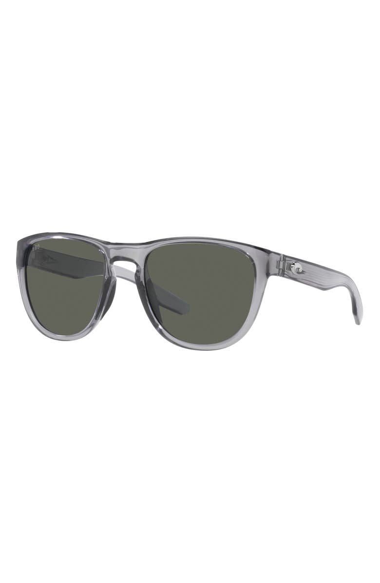 Costa Del Mar Irie 55mm Polarized Pilot Sunglasses, Alternate, color, Gray
