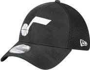New Era Men's New Era Black Utah Jazz Subtle Camo 39THIRTY Flex Hat