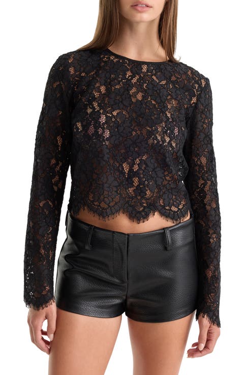 The Scalloped Lace Top