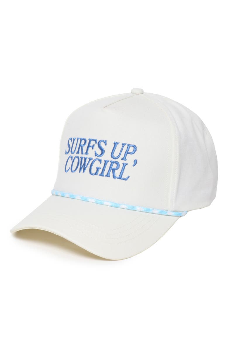 David & Young Surfs Up Embroidered Baseball Cap, Main, color,